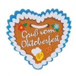 Lebkuchenherz-Hänger Oktoberfest Ø28cm