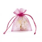 Organza-Beutel 9x12cm, pink