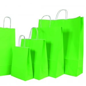 Papiertragetasche Smartline limette, VE=25 Stk.