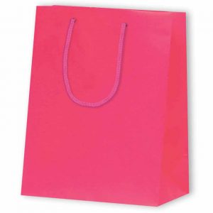Papiertragetasche Standard, H:23x10x18cm, pink
