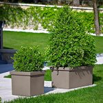Pflanztopf Siepi 47x47xH:41cm, taupe