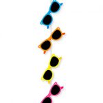 Hänger Sonnenbrillen 4-tlg., L:150x35cm, bunt