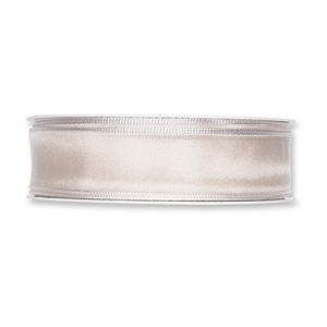 Drahtkantenband B:25mm, leinen, L:25m/Rolle