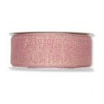 Lurexband "Glitzer" B:35mm, hellbeere/rold