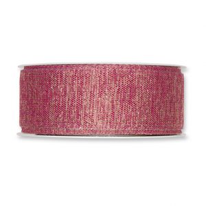 Lurexband "Glitzer" B:35mm, beere/rold