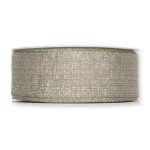 Lurexband "Glitzer" B:35mm, natur/silber