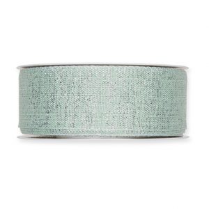 Lurexband "Glitzer" B:35mm, mint/silber