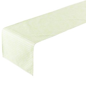 Outdoor-Tischläufer Little Stripes 42x145cm, hellgrün