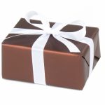 Geschenkpapier Satin, 70x100cm, kaffee
