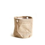 Pflanz-, Aufbewahrungsbeutel Ø20xH:20cm, Jute