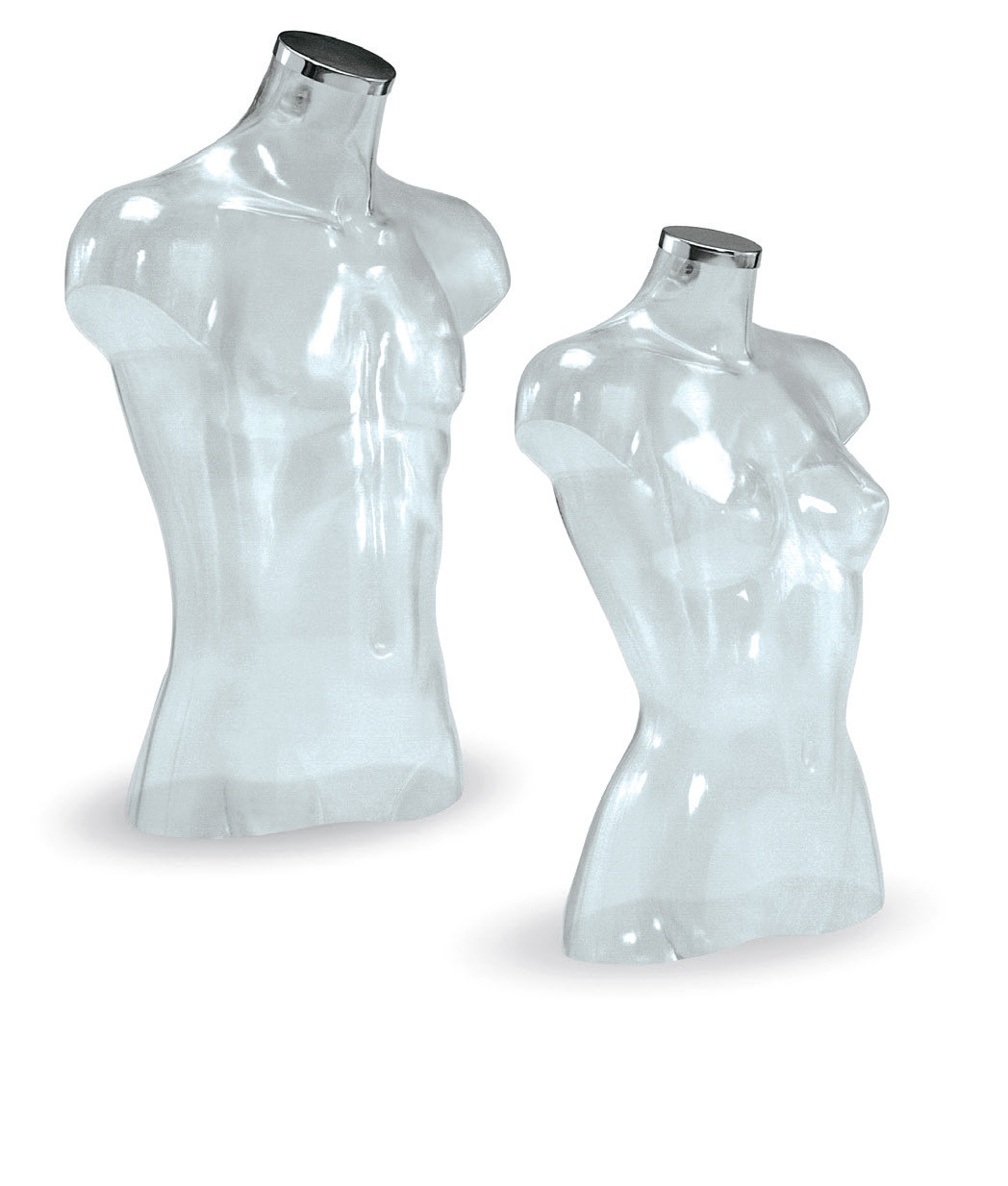 Damen-Kurzbüste Fashion H:62cm, transparent – Bild 2