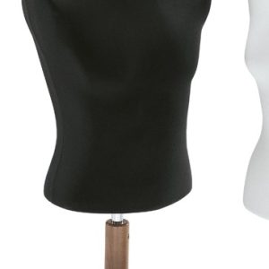 Herren-Kurzbüste H:63cm, schwarz/esche