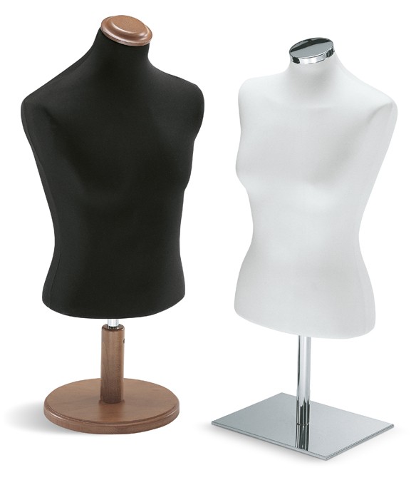 Herren-Kurzbüste H:63cm, schwarz/esche – Bild 2
