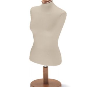 Damen-Kurzbüste H:61cm, ecru/esche hell