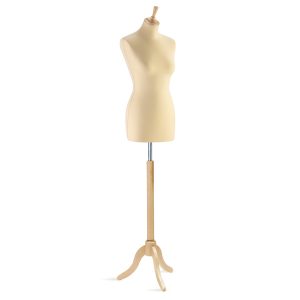 Euro-Busto Dame ecru, Dreifuß natur