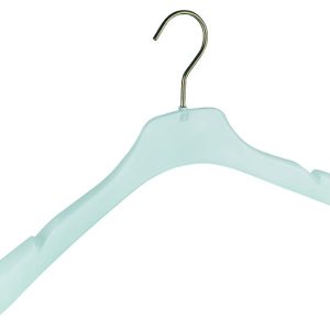 Shirt- und Jackenbügel mit Kerben B:42cm gefrostet
