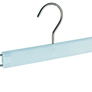 Hosenbügel mit Maxiklammern B:36cm gefrostet