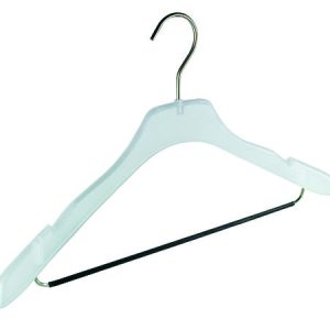 Shirtbügel B:44cm, mit Kerben und rutschfestem Steg