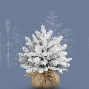Schneetanne H:40cm, beflockt