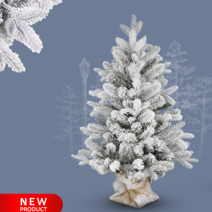Schneetanne H:80cm, beflockt