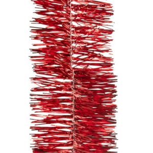 Tinselgirlande (Rundgirlande) Ø70mm, L:2m, rot