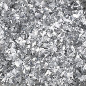 Metallic Flitter 5-10mm, silber