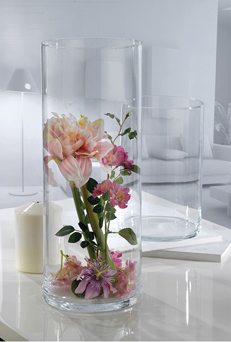 Glasvase Zylinder H:30/Ø:19cm glasklar – Bild 3