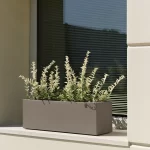 Pflanzkasten Kube mini 50x18xH:18cm, taupe