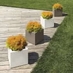 Pflanzkübel/töpfe KUBE, unifarben