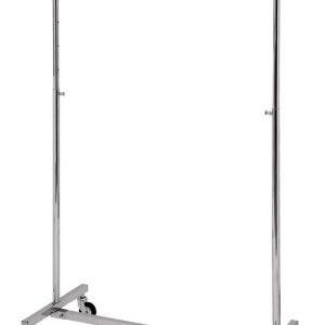 Klappbarer Ständer H:115-195cm, chrom