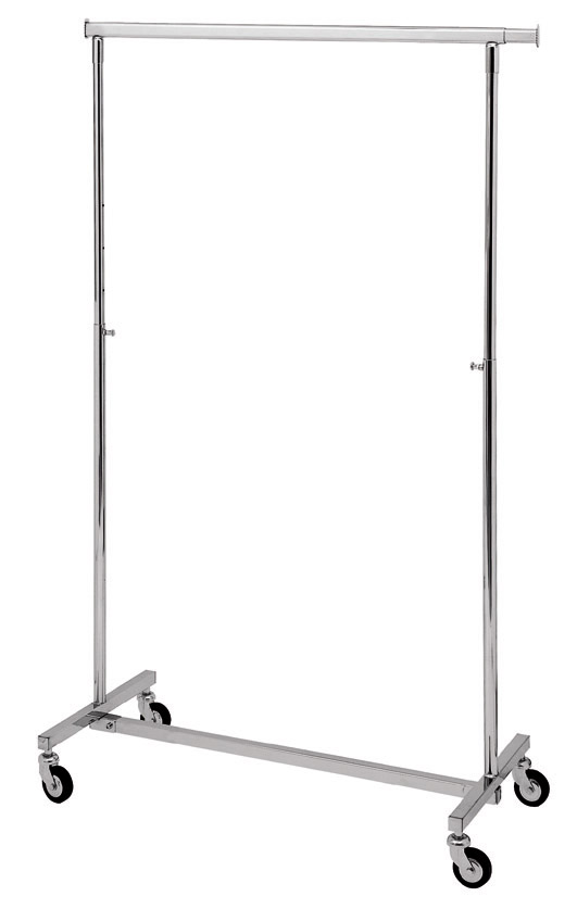 Klappbarer Ständer H:115-195cm, chrom