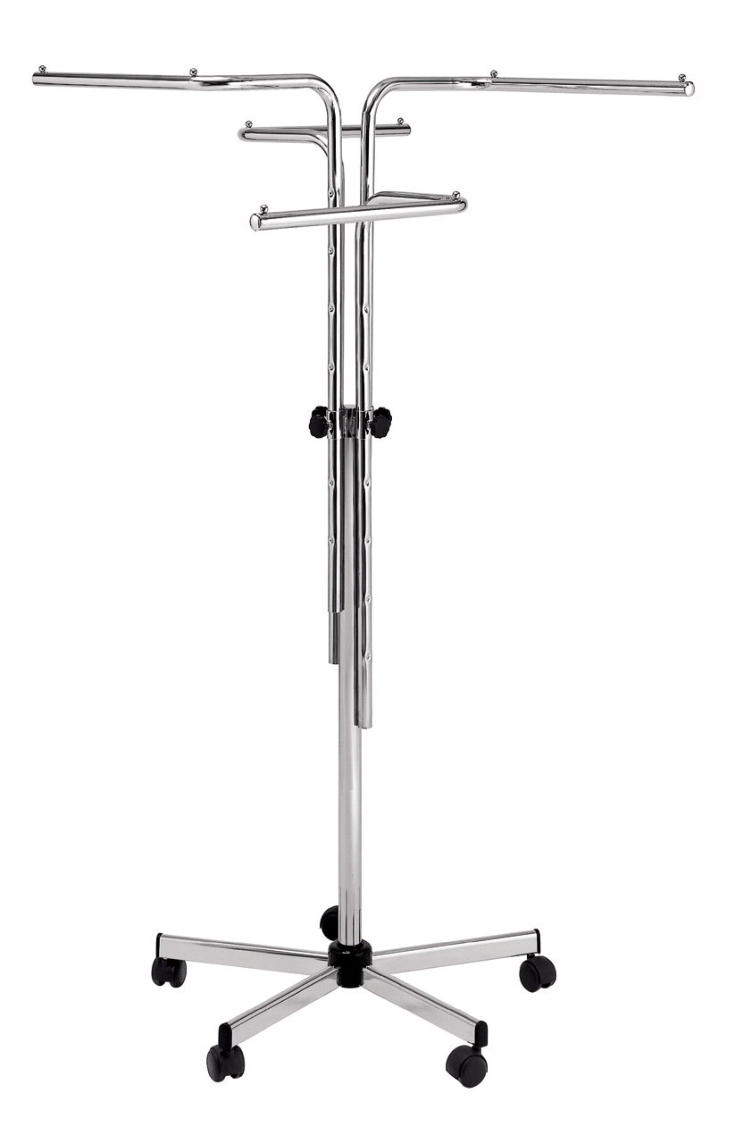 Vorwahlständer 4-fach-gerade Arme, H:125-185cm