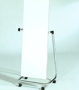 Spiegelständer H:164xB:62cm, verchromt