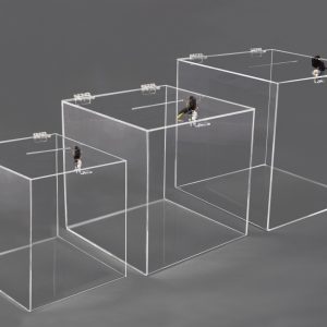 Gewinnbox(Losbox) 25x25x25cm mit Schloss