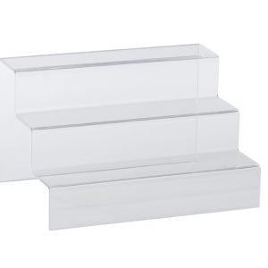 Acryl-Treppe 3-stufig, H:240xB:400xT:300mm