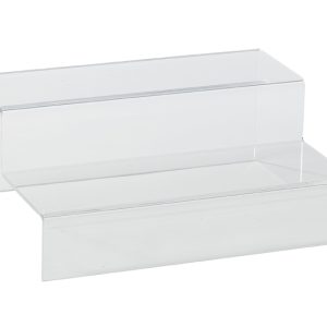 Acryl-Treppe 2-stufig, H:160xB:400xT:300mm
