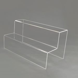 Acryl-Treppe 2-stufig, H:200xB:400xT:200mm