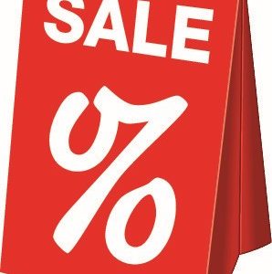 Dachaufsteller SALE %, DIN A4