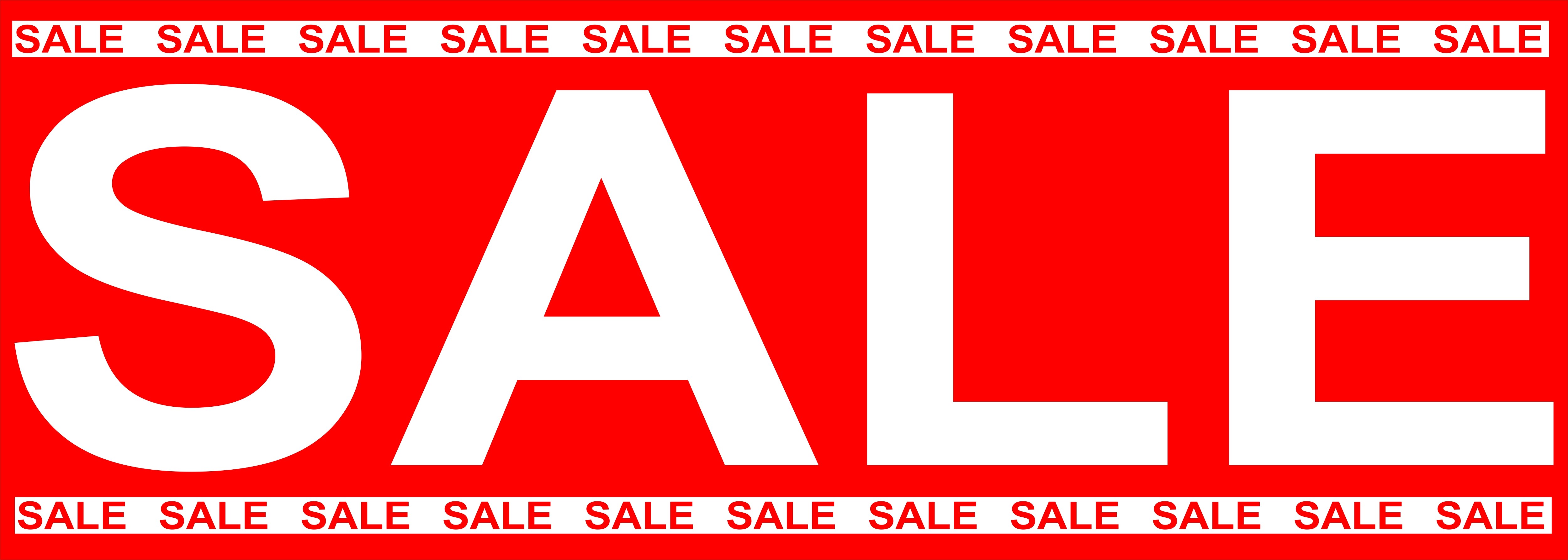Ankleber SALE, 25x70cm – Bild 2