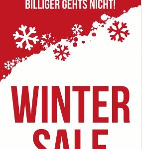 Langbahn "WINTER SALE" 48x138cm
