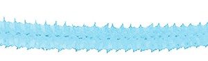 Papiergirlande hellblau Ø20cm, L:4m