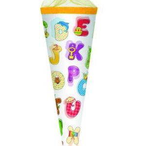 Schultüte ABC L:50cm, bunt