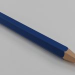 Buntstift L:125xØ10cm, blau