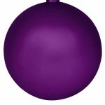 Weihnachtskugel Ø80mm, violett-matt