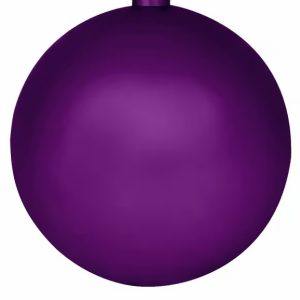 Weihnachtskugel Ø80mm, violett-matt