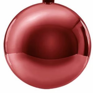 Weihnachtskugel Ø80mm, bordeaux-glänzend