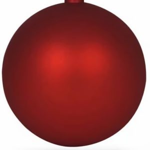 Weihnachtskugel Ø20cm, bordeaux matt