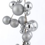 Kugelgirlande L:180cm, silber, Ø30/50/70mm