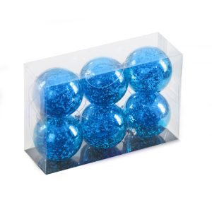 Kugel Mercury Ø60mm, 6 Stk./Box, blau