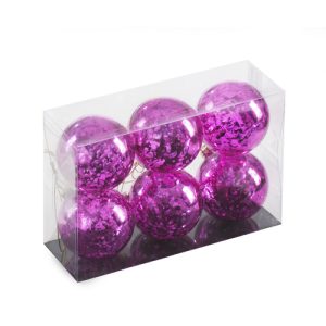 Kugel Mercury Ø60mm, 6 Stk./Box, cerise